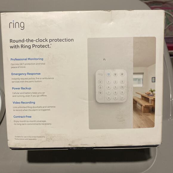 Ring Alarm 8-Piece Security Kit, 2nd Gen Home Security System w/Alexa BRAND NEW - Picture 2 of 4